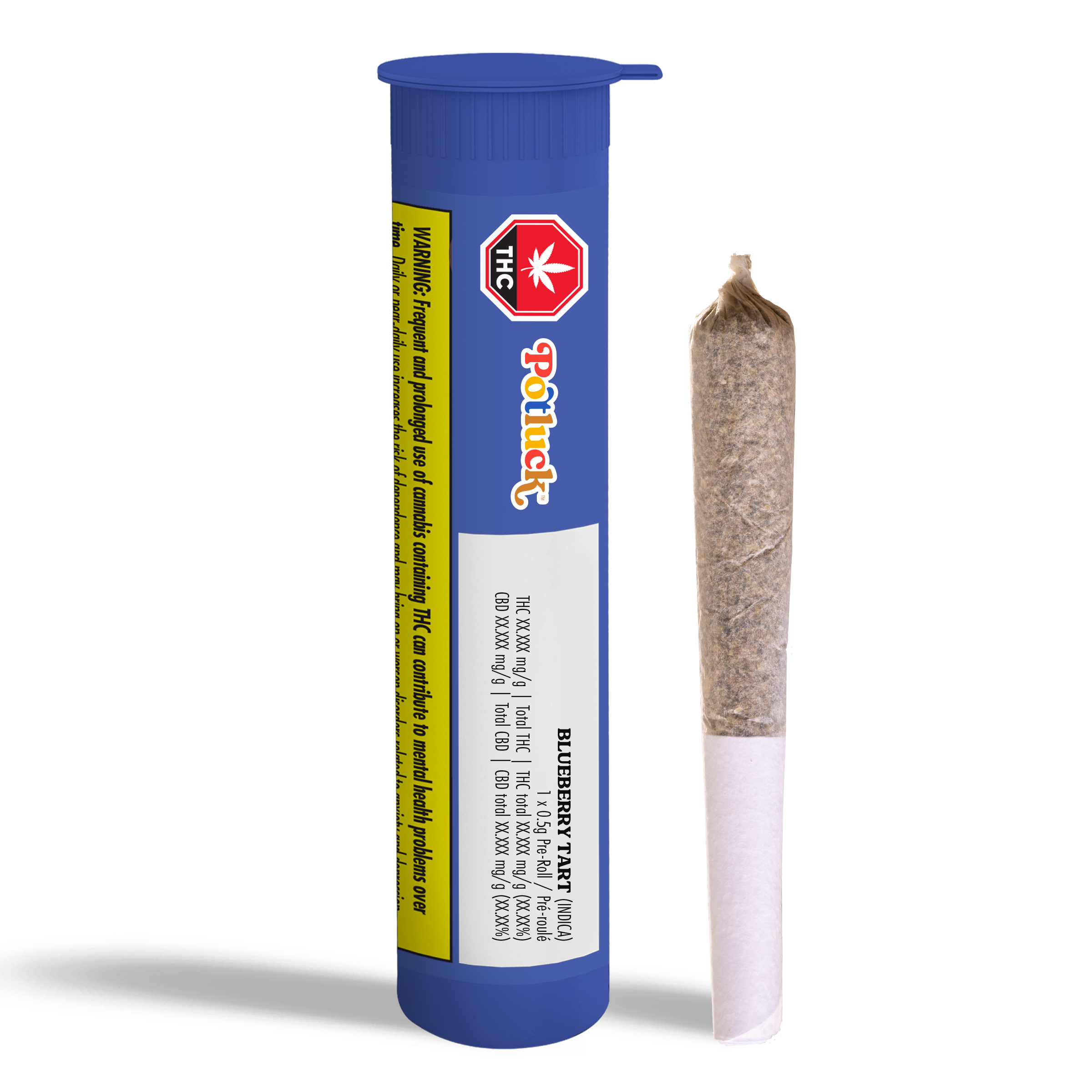 Potluck Blueberry Tart Pre-Roll