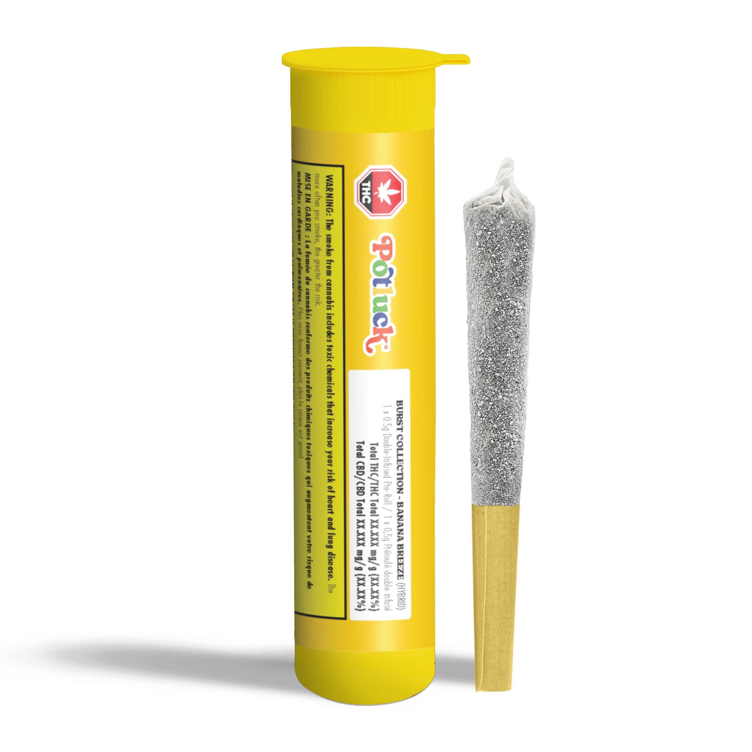 Potluck Banana Breeze Infused (Diamond Coated)