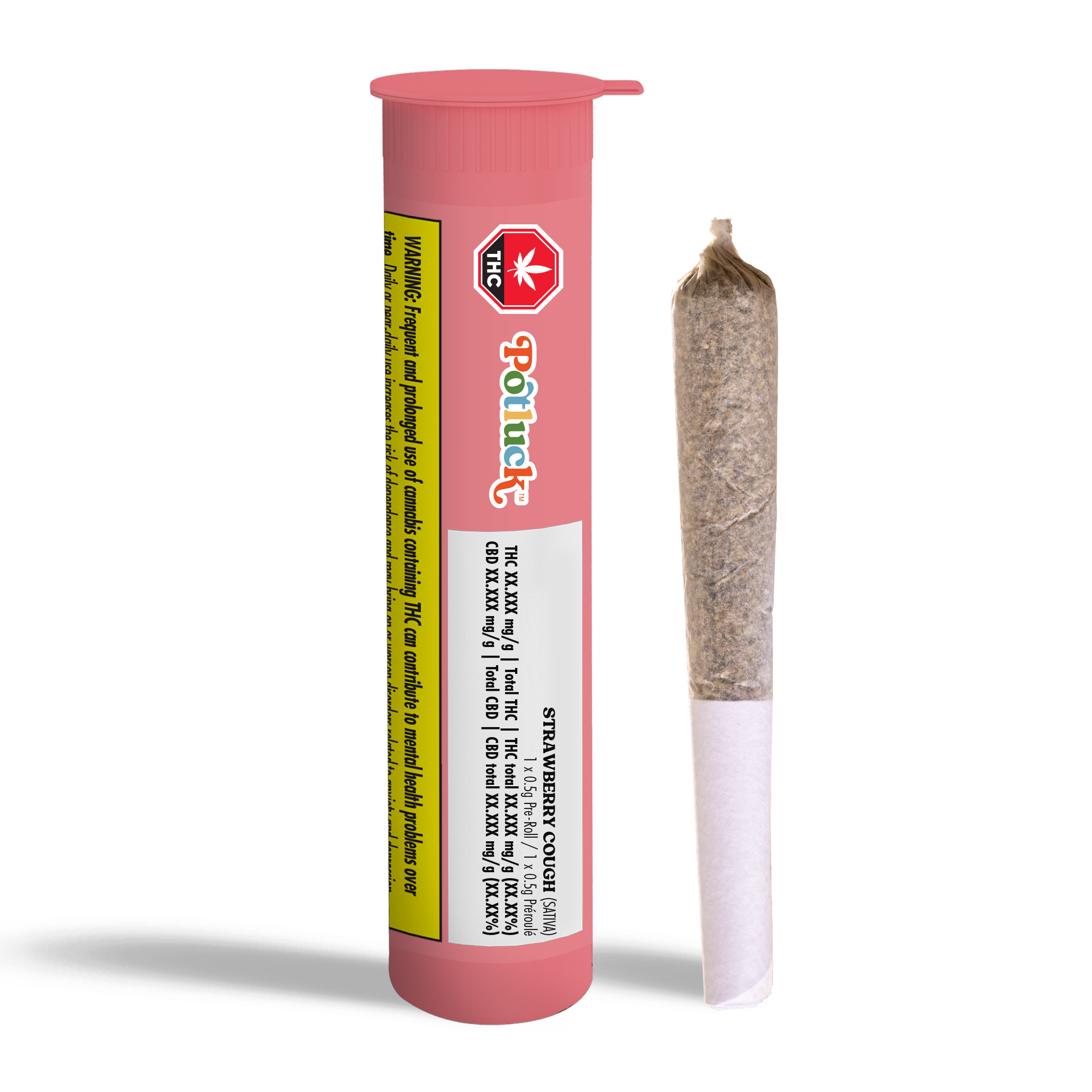 Potluck Strawberry Cough Pre-Roll