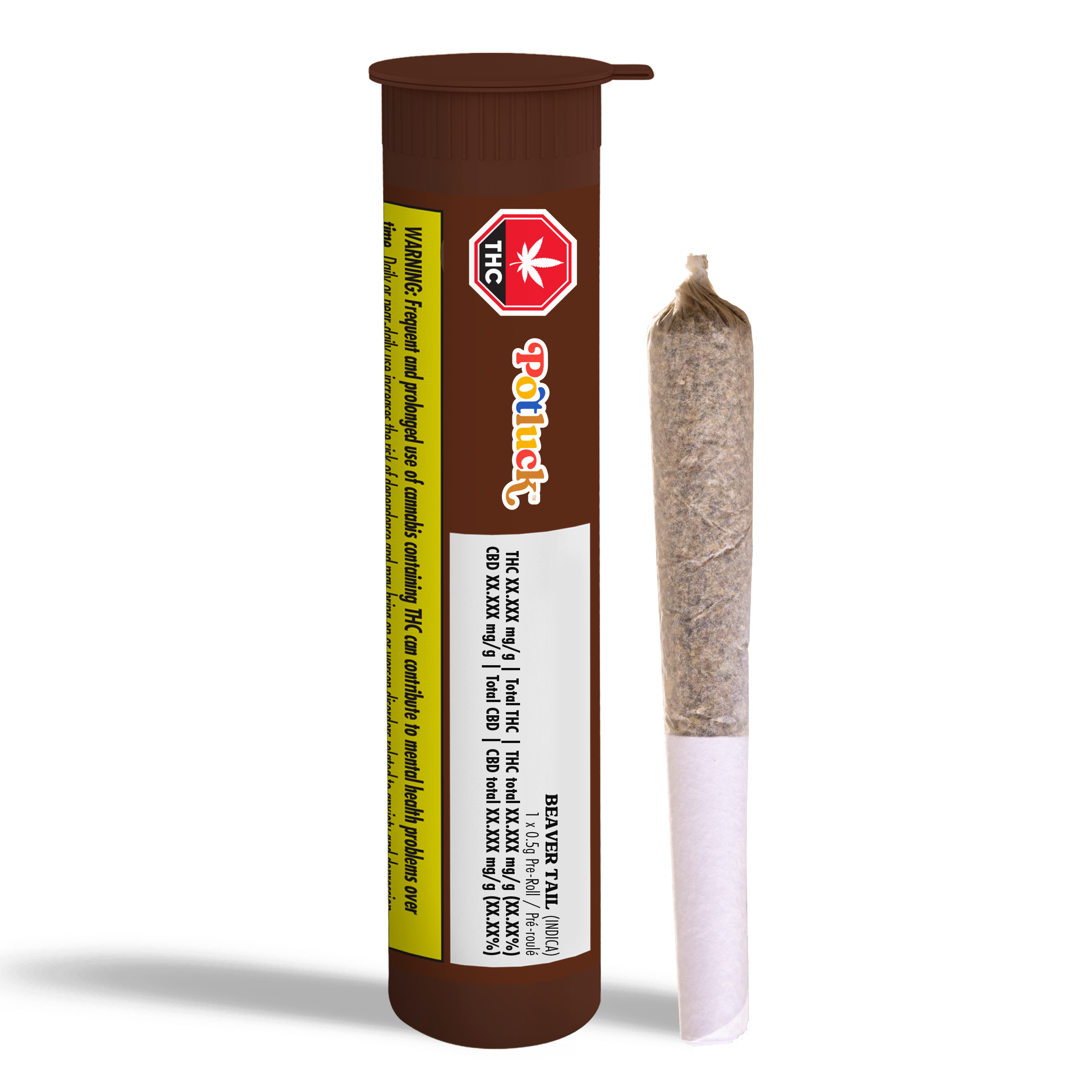 Potluck Beaver Tail Pre-Roll