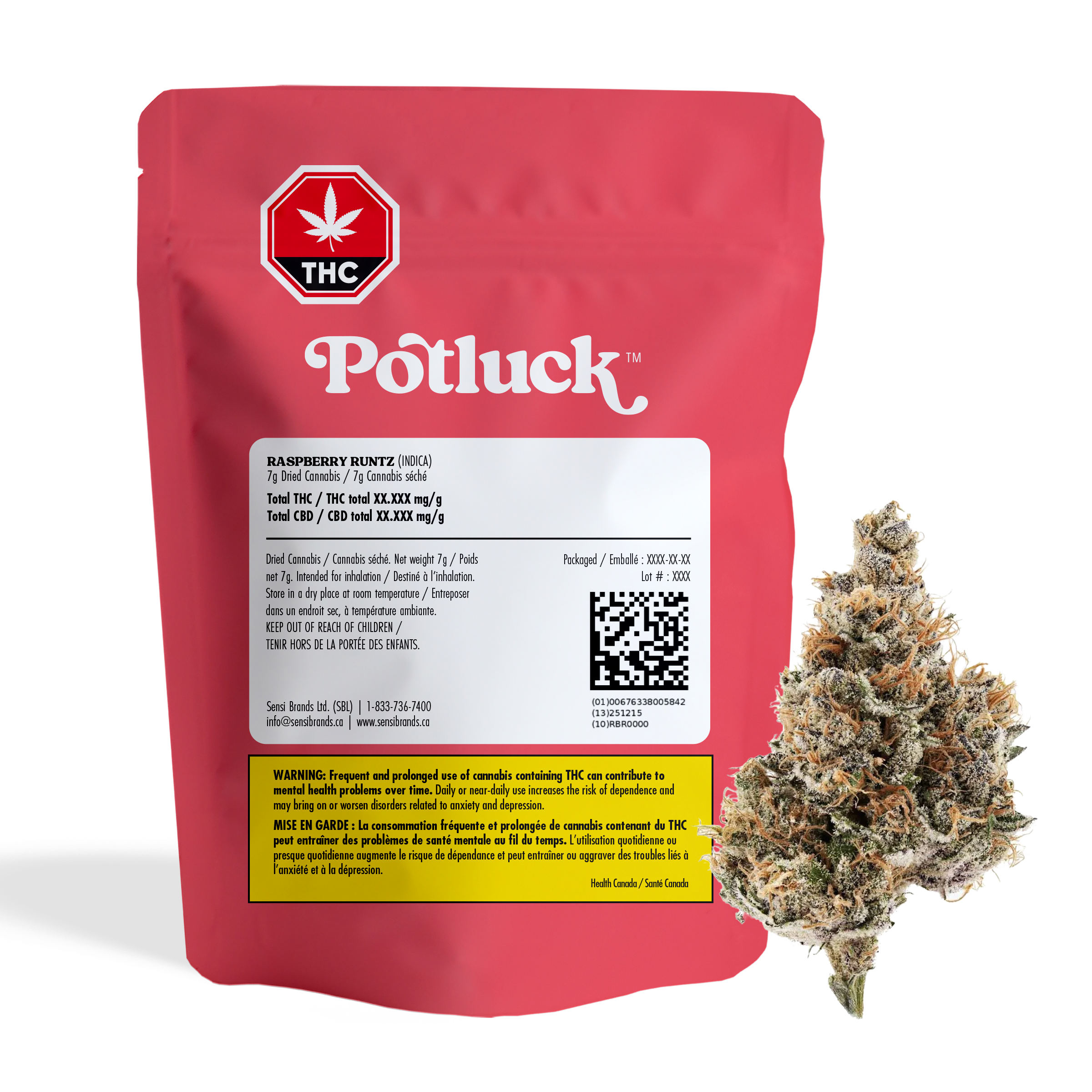 Potluck Raspberry Runtz