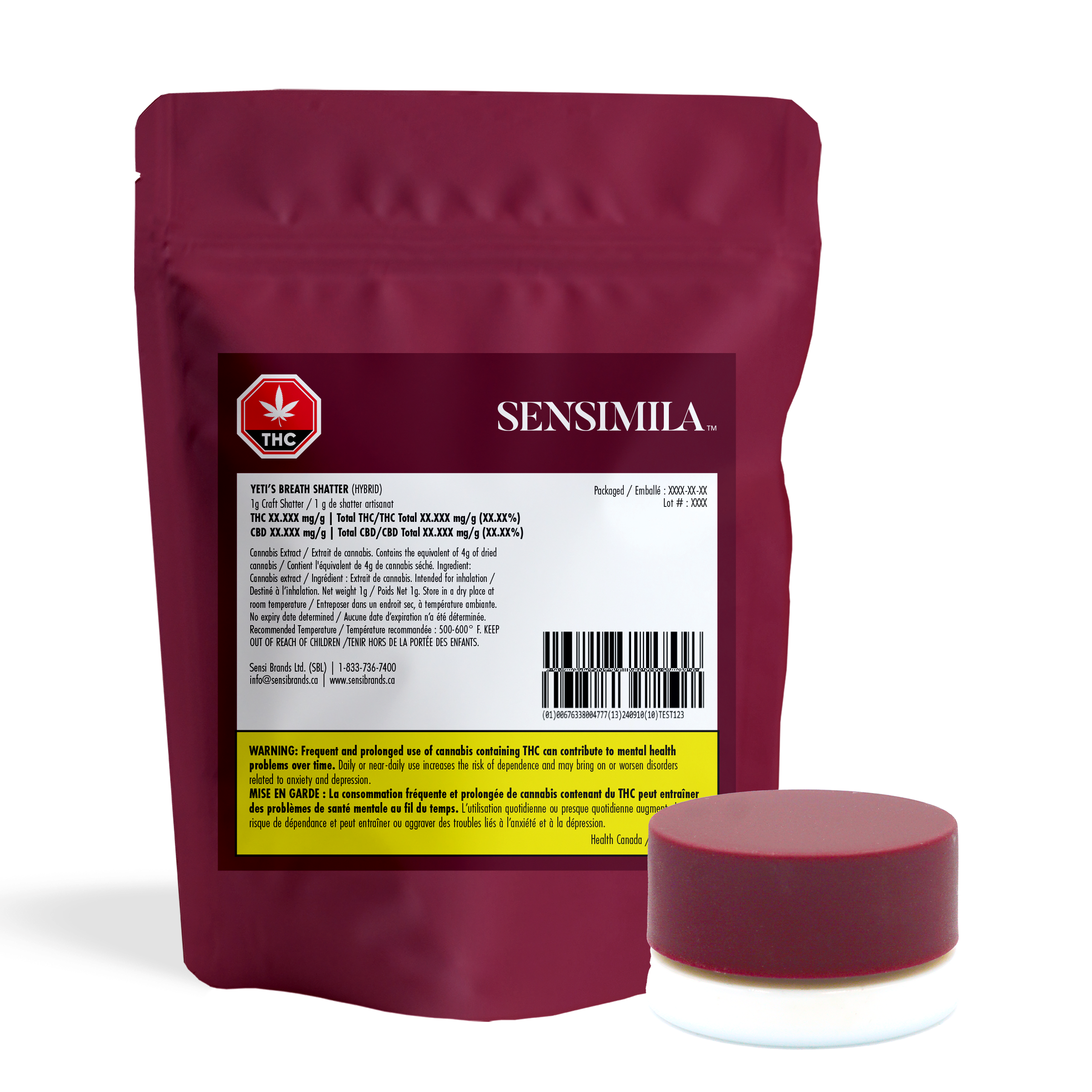 Sensimila Yeti's Breath Shatter