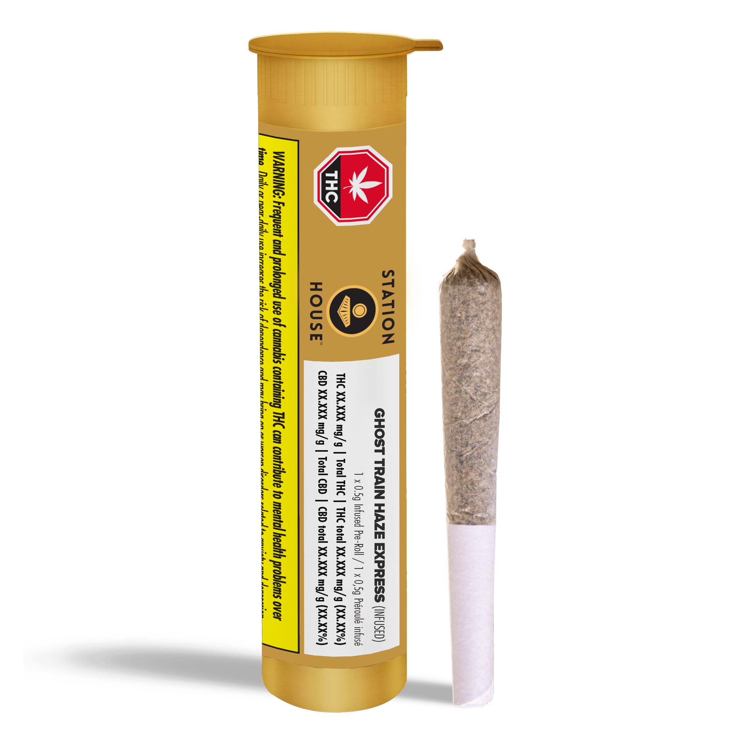 Station House Ghost Train Haze Infused Pre-Roll