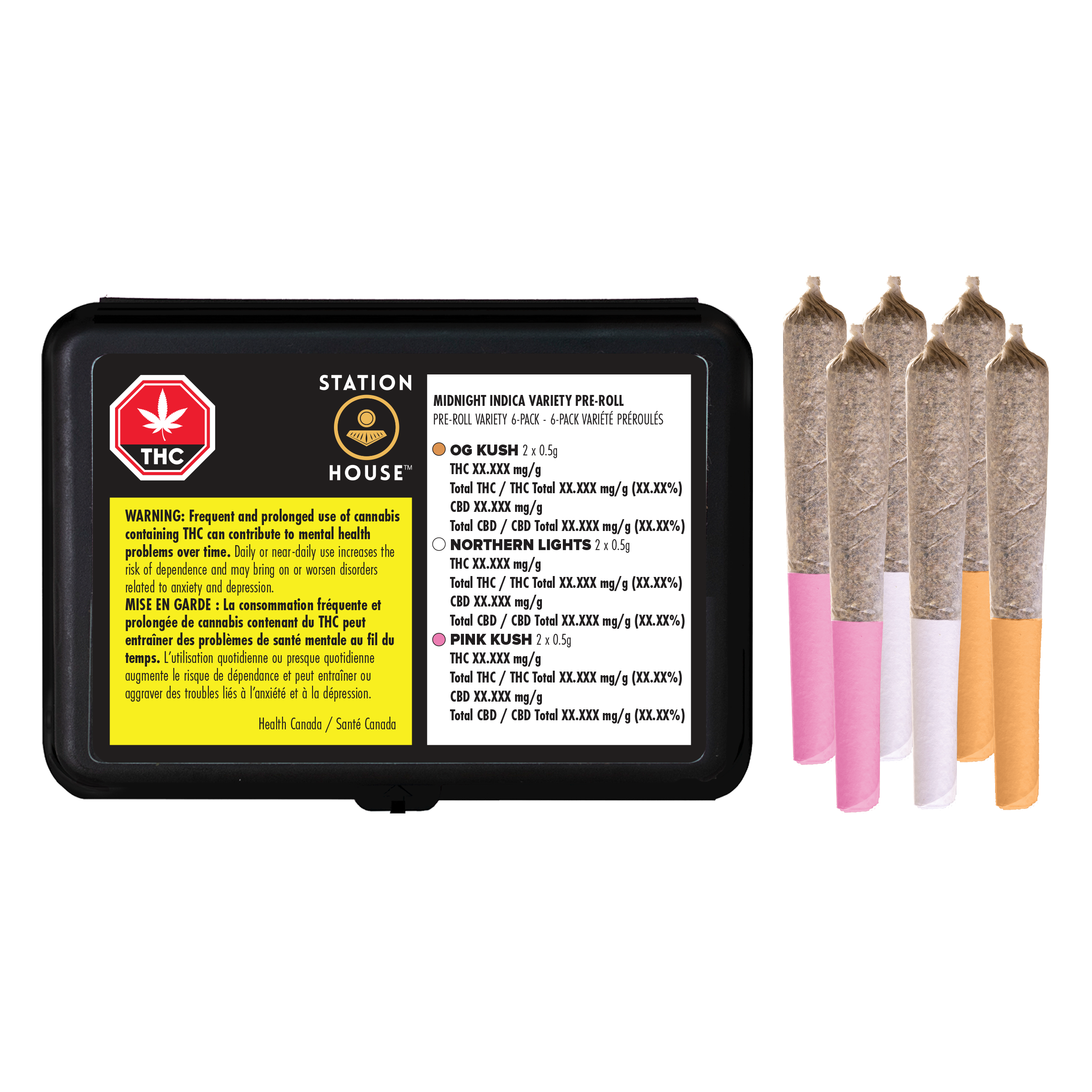 Station House Midnight Express Indica Variety Pre-Roll