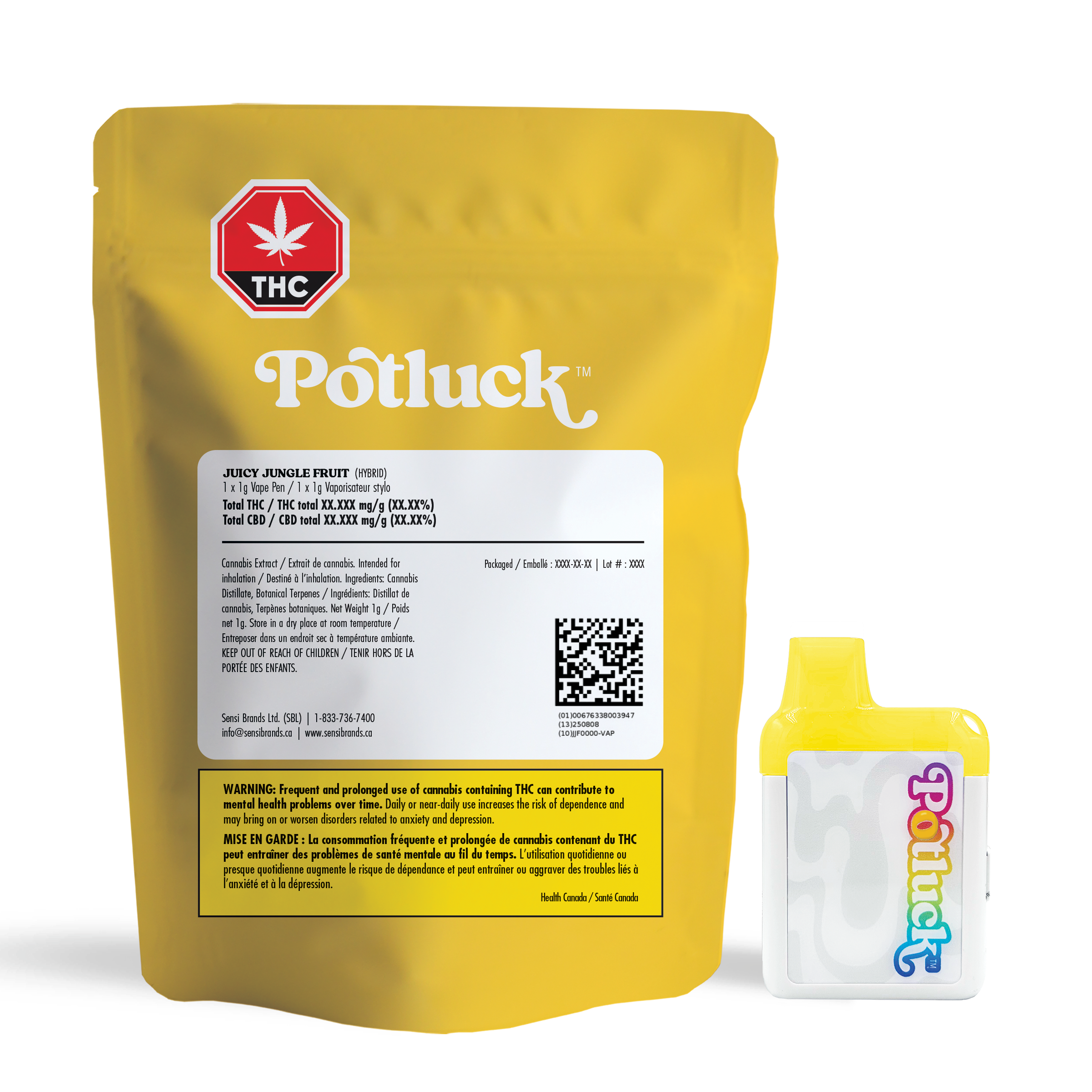 Potluck Juicy Jungle Fruit NEW Chubbyz Disposable Vape