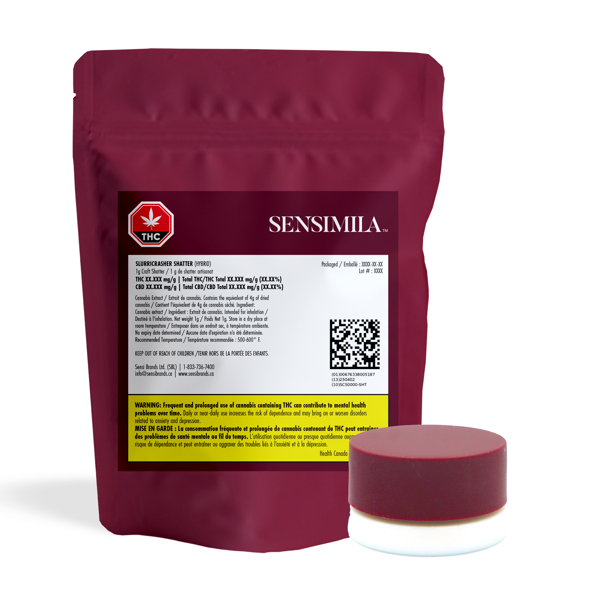Sensimila Slurricrasher Shatter